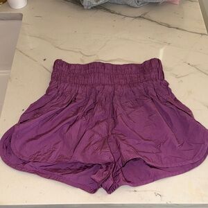 FP Movement by Free People Violet High-Waist Athletic Shorts